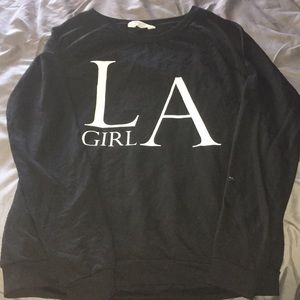 Black LA girl long sleeve